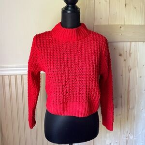 Poof Apparel Red Sweater
